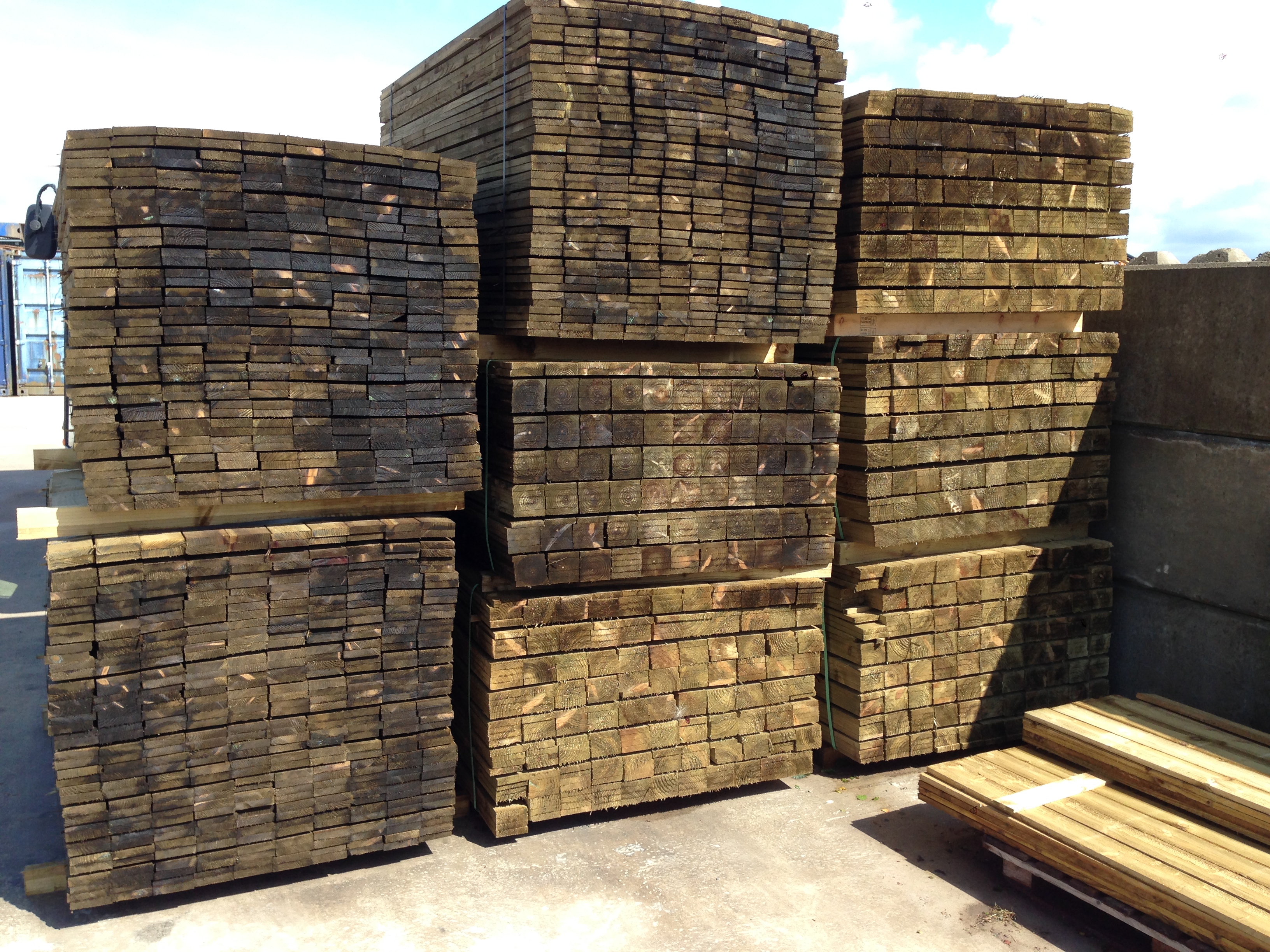 We are now Ayrshire's Largest Stockist of Timber Fencing and Decking 