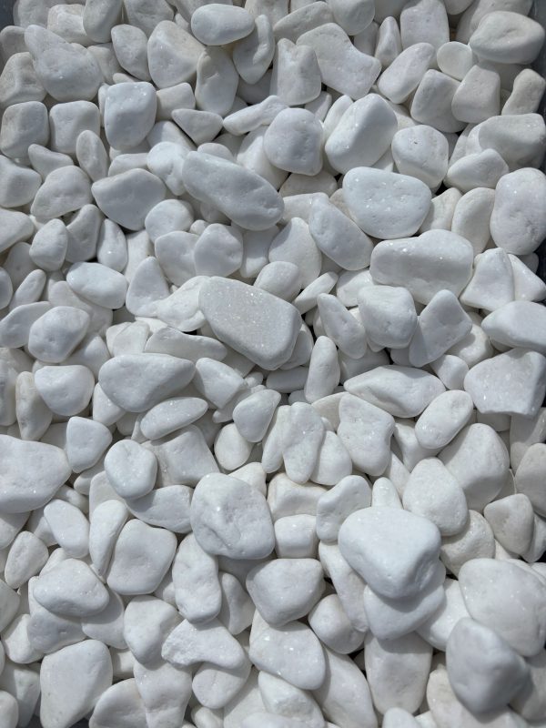Thassos White Pebbles 10-30mm